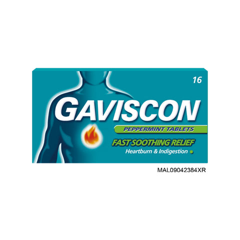 Gaviscon Peppermint Chewable Tablet 16's