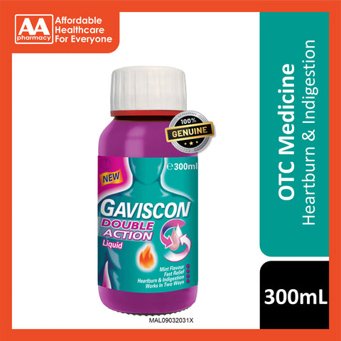 Gaviscon Double Action Liquid (Mint) 300mL