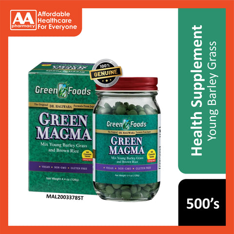 Green Foods Green Magma 250mg Chewable Tablet 500's