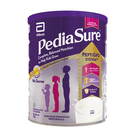 PediaSure Complete, Balanced Nutrition (Plain) 850g (For Children 1-10 Years)