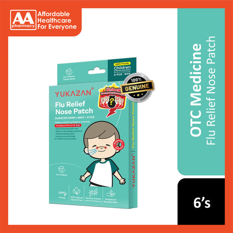 Yukazan Flu Relief Nose Patch 6's (For Children 3 Months and above)