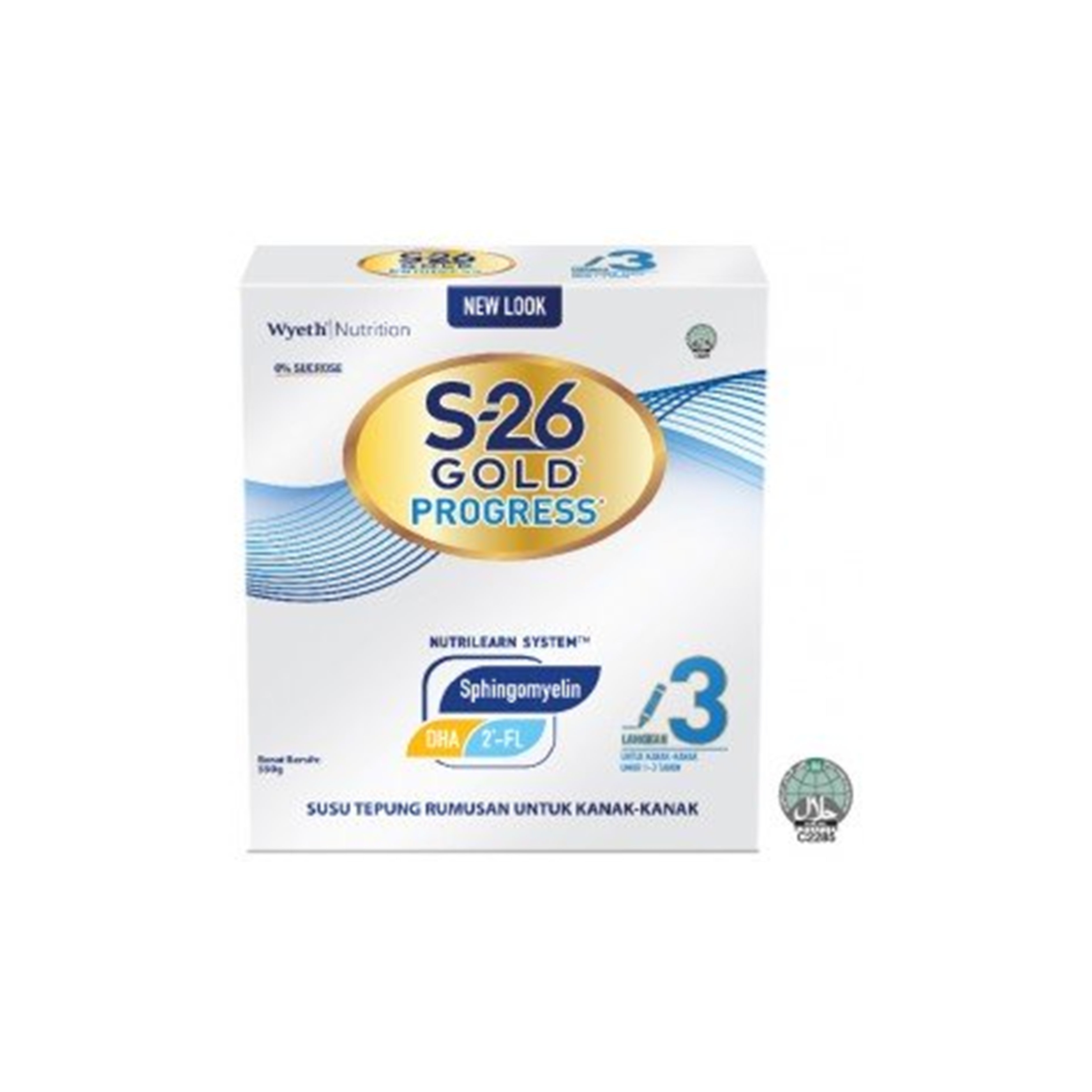 S-26 Gold Progress Milk Formula Step 3 550g (For Children 1-3 Years)