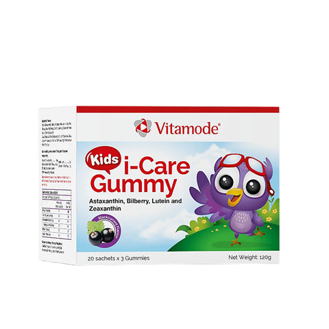 Vitamode Kids i-Care Gummy (3 Gummies x 20 Sachets) - For Eye Health