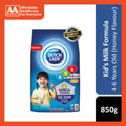 Dutch Lady Growing Up Milk 456 (Honey Flavour) 850g (For Children 4-6 Years)