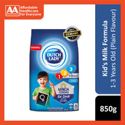 Dutch Lady Growing Up Milk 123 (Plain Flavour) 850g (For Children 1-3 Years)