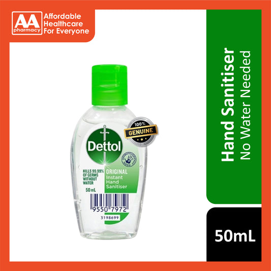 Dettol Original Instant Hand Sanitizer 50mL