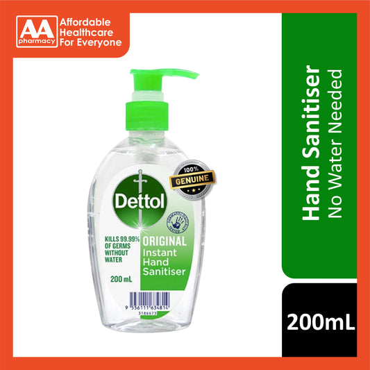 Dettol Original Instant Hand Sanitizer 200mL