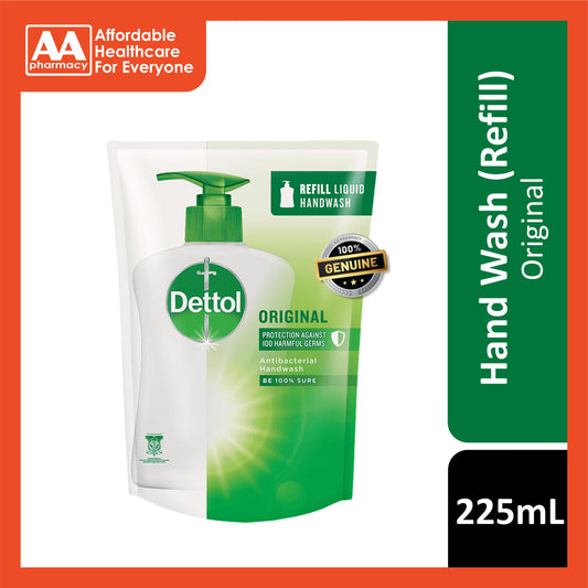 Dettol Antibacterial Liquid Hand Wash (Original) Refill 225mL