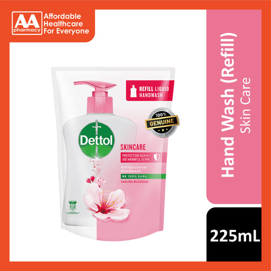 Dettol Antibacterial Liquid Hand Wash (Skincare) Refill 225mL