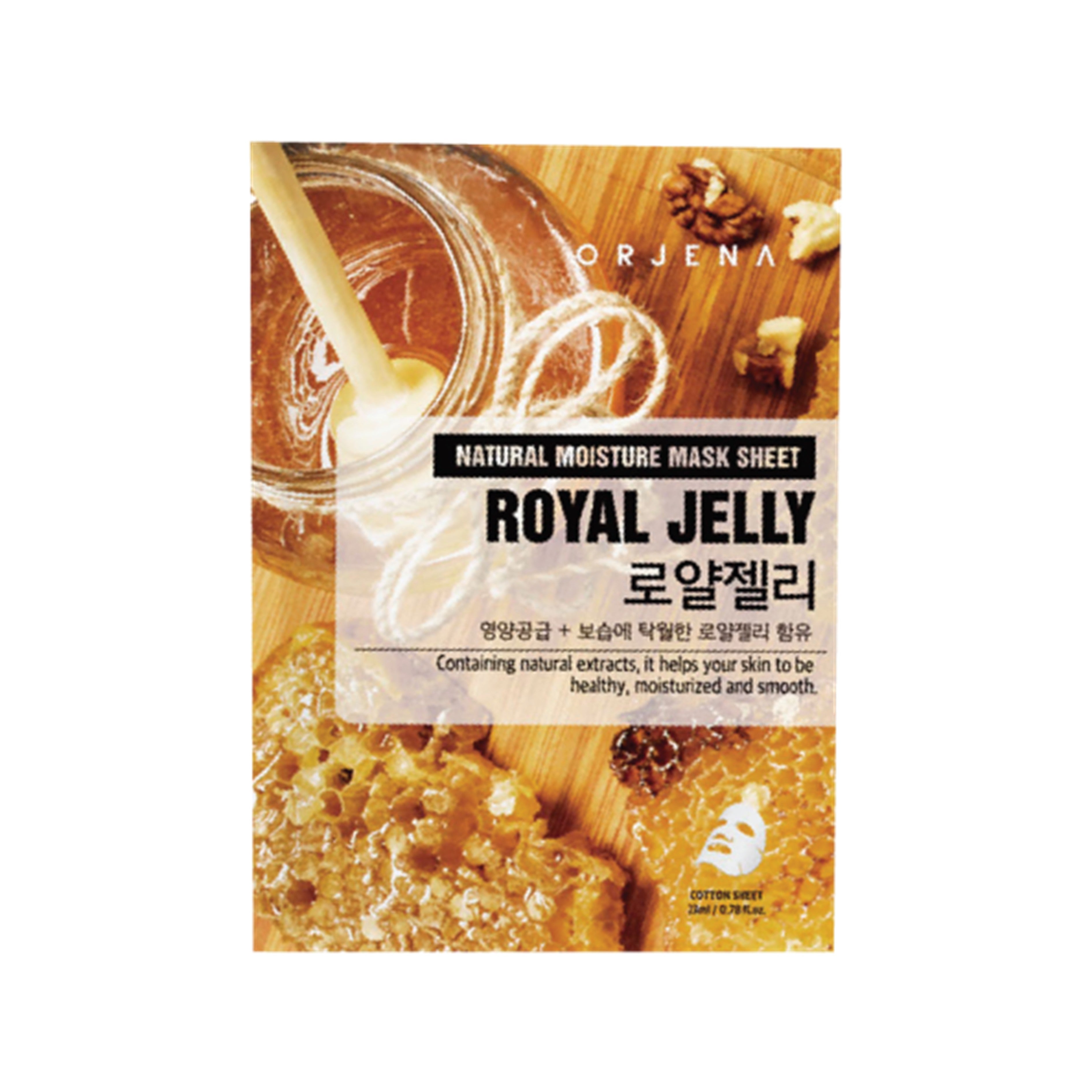 Orjena Natural Moisture Mask Sheet (Royal Jelly) 10's