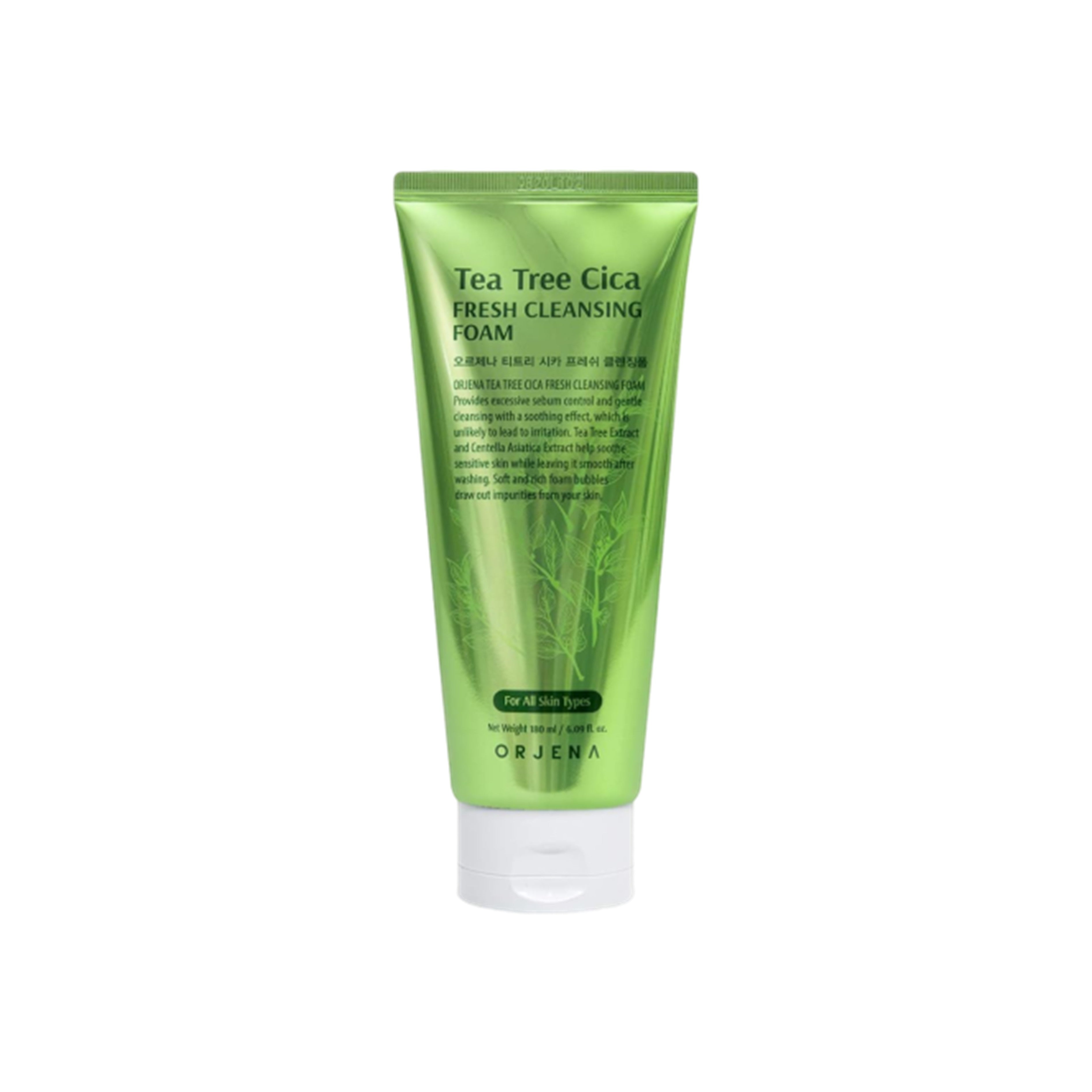 Orjena Tea Tree Cica Fresh Cleansing Foam 180mL
