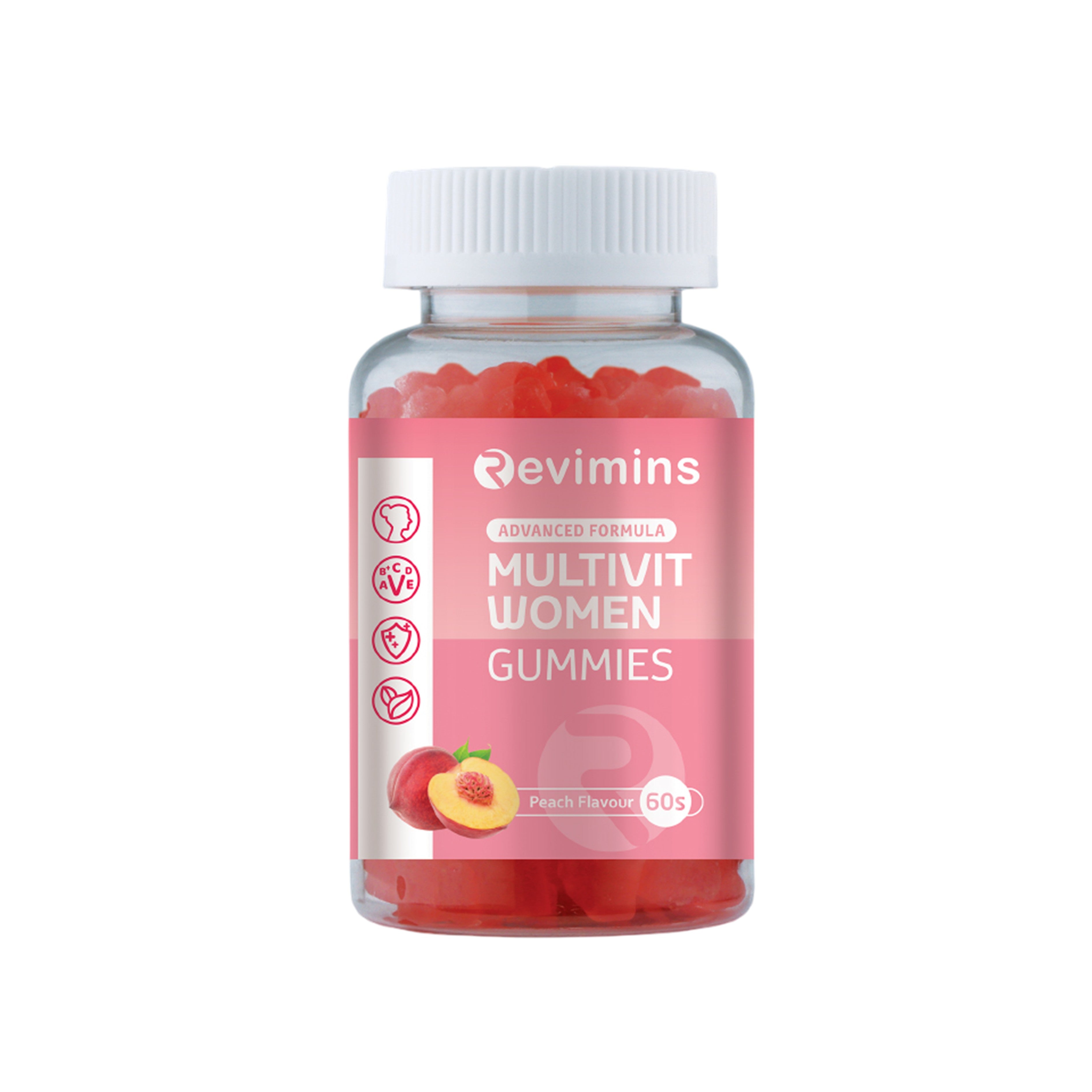 Revimins Multivit Women Gummies 60's (Peach Flavour)