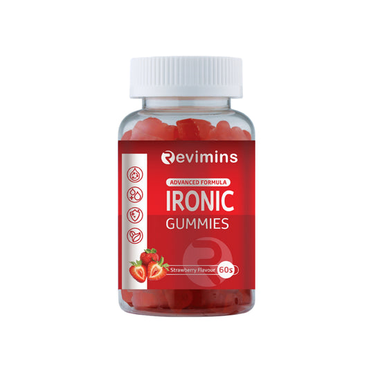 Revimins Ironic Gummies 60's (Strawberry Flavour) - Iron Supplementation
