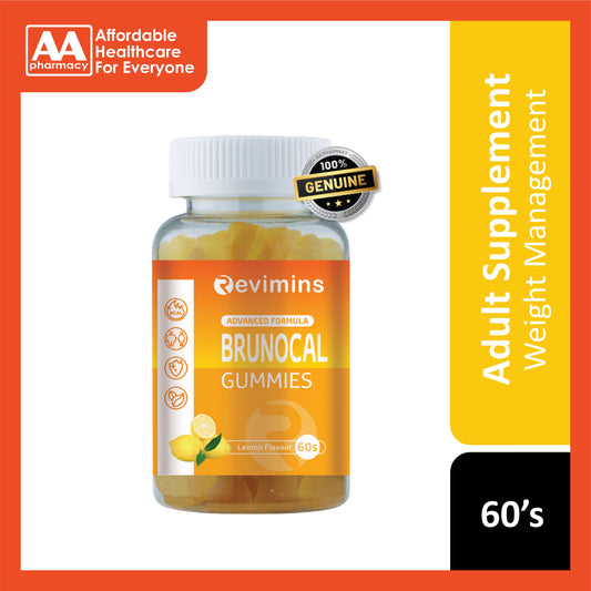 Revimins Brunocal Gummies 60's (Lemon Flavour) - Weight Management