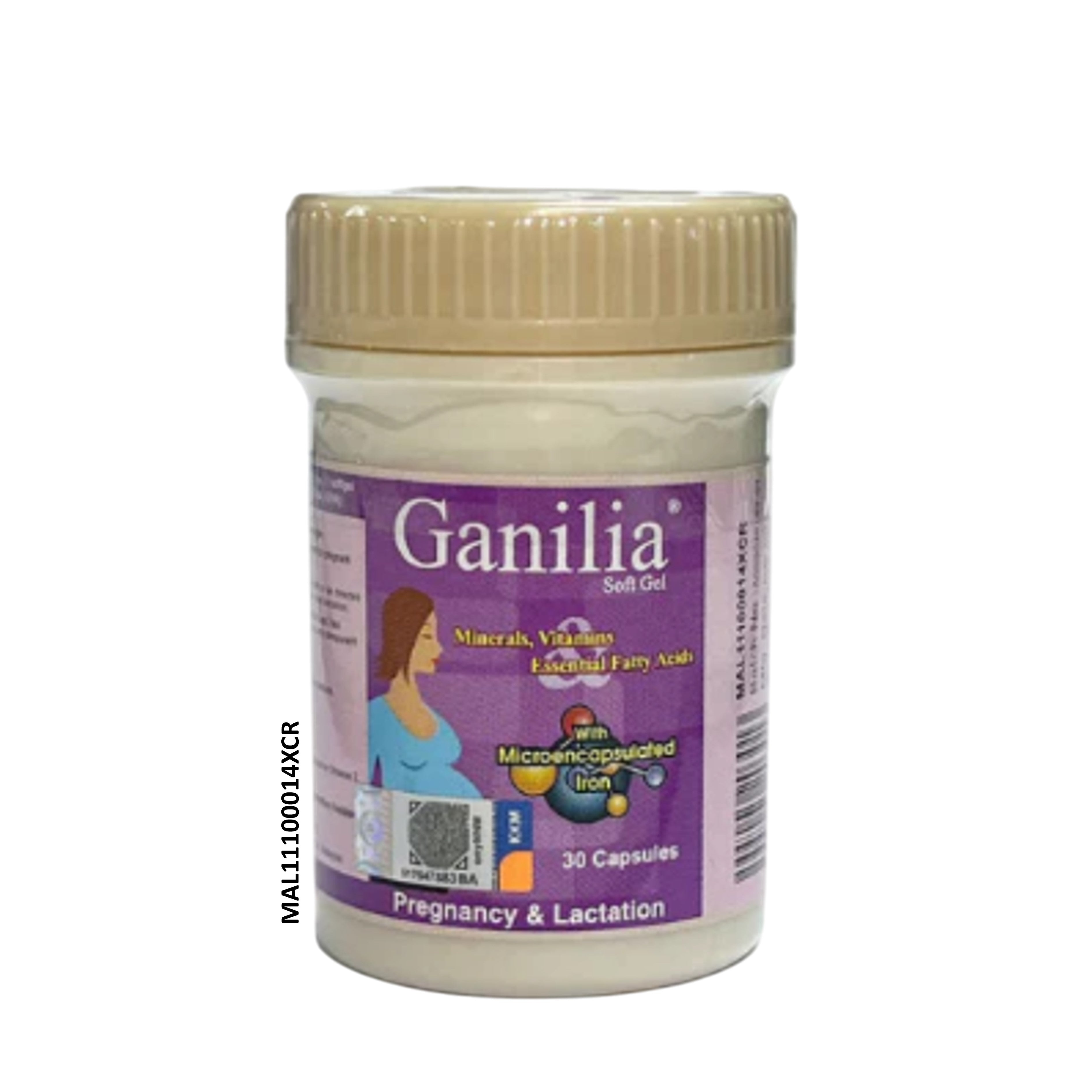 Ganilia with Microencapsulated Iron Capsules for Pregnancy and Breastfeeding 30's