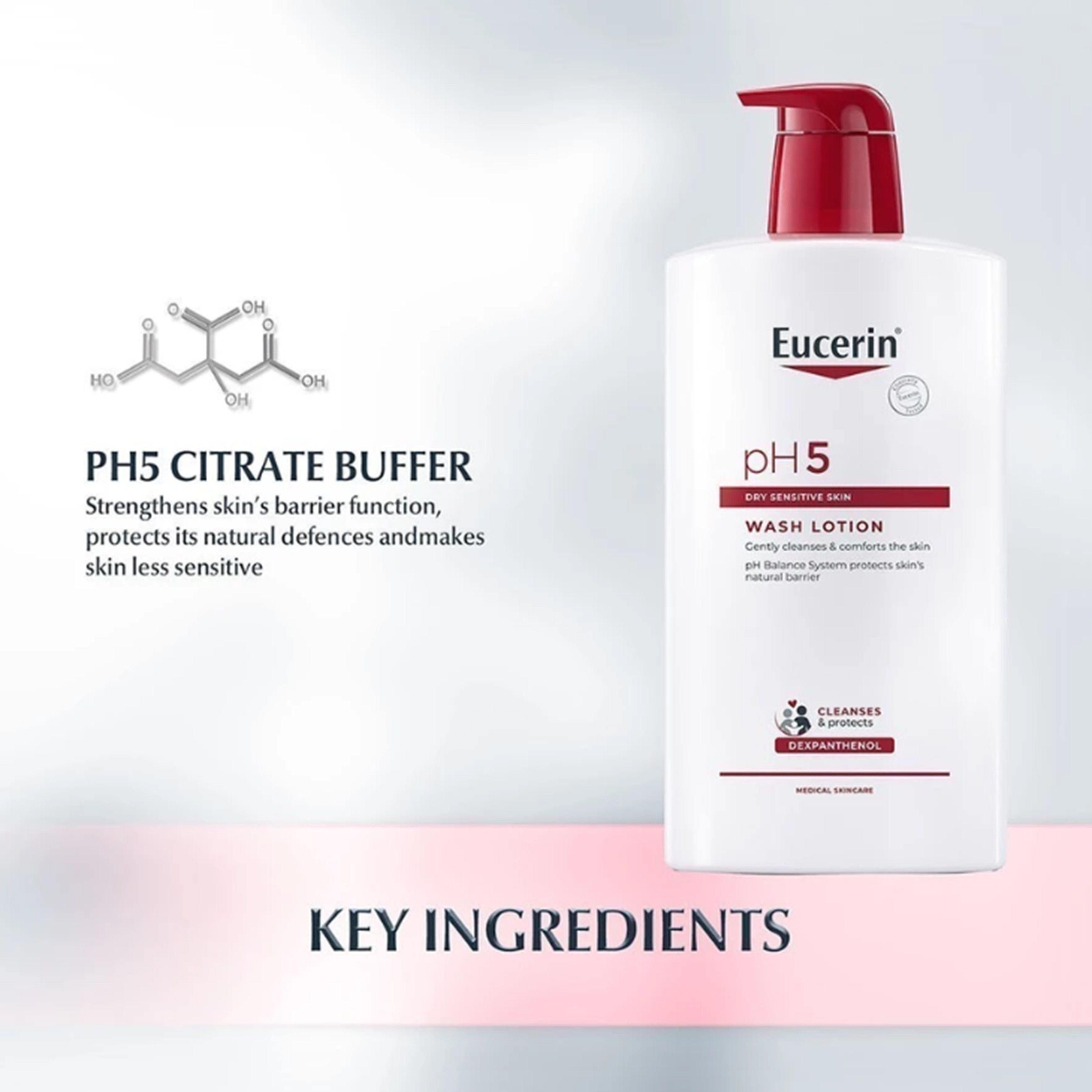 Eucerin pH5 Wash Lotion 1000mL