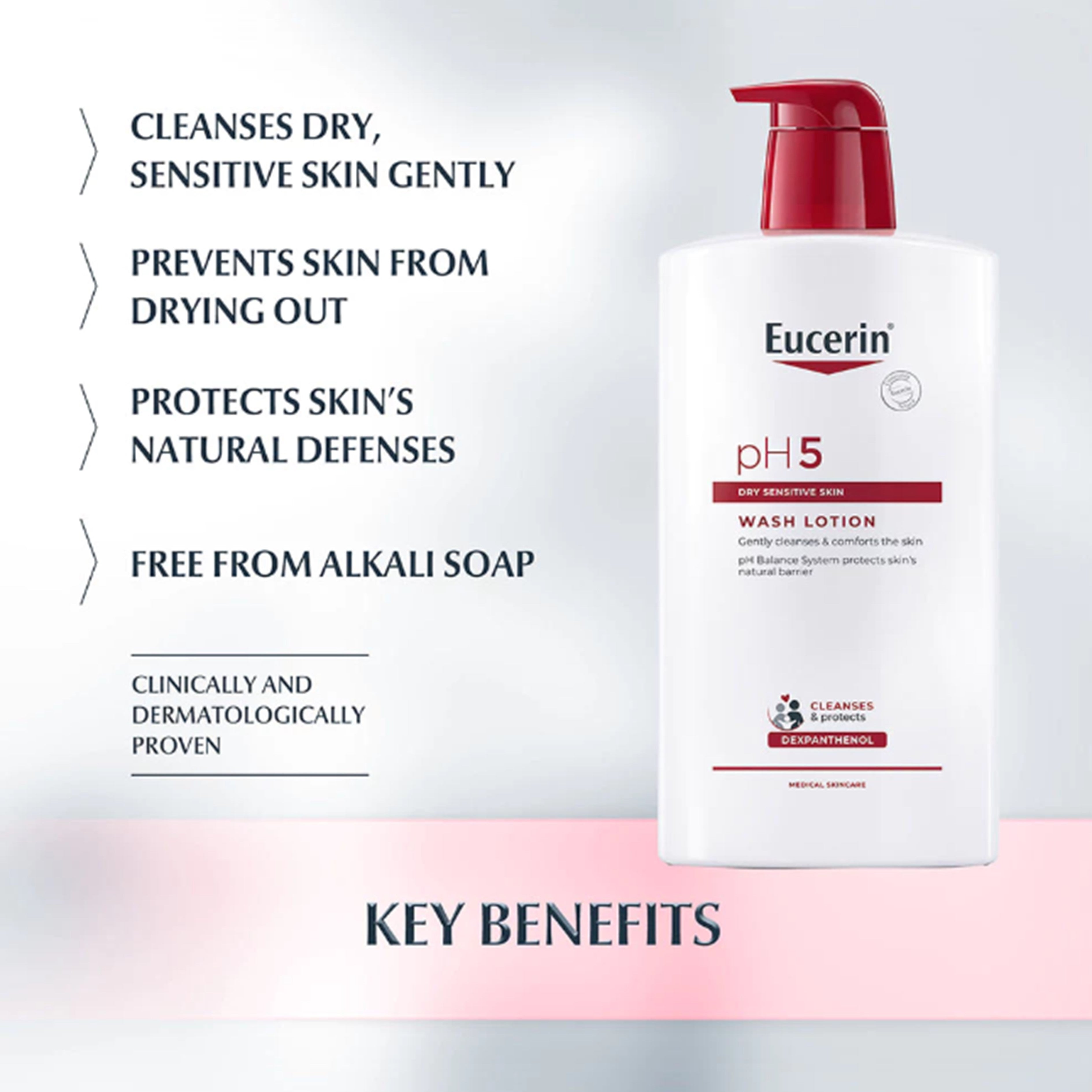 Eucerin pH5 Wash Lotion 1000mL
