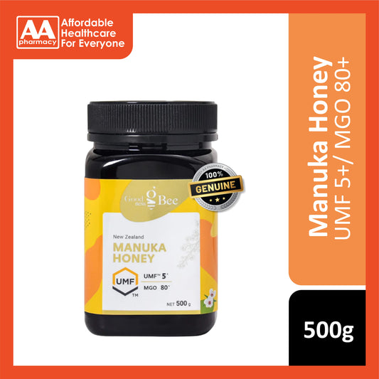 Goodness Bee New Zealand Manuka Honey UMF 5+/ MGO 80+ 500g