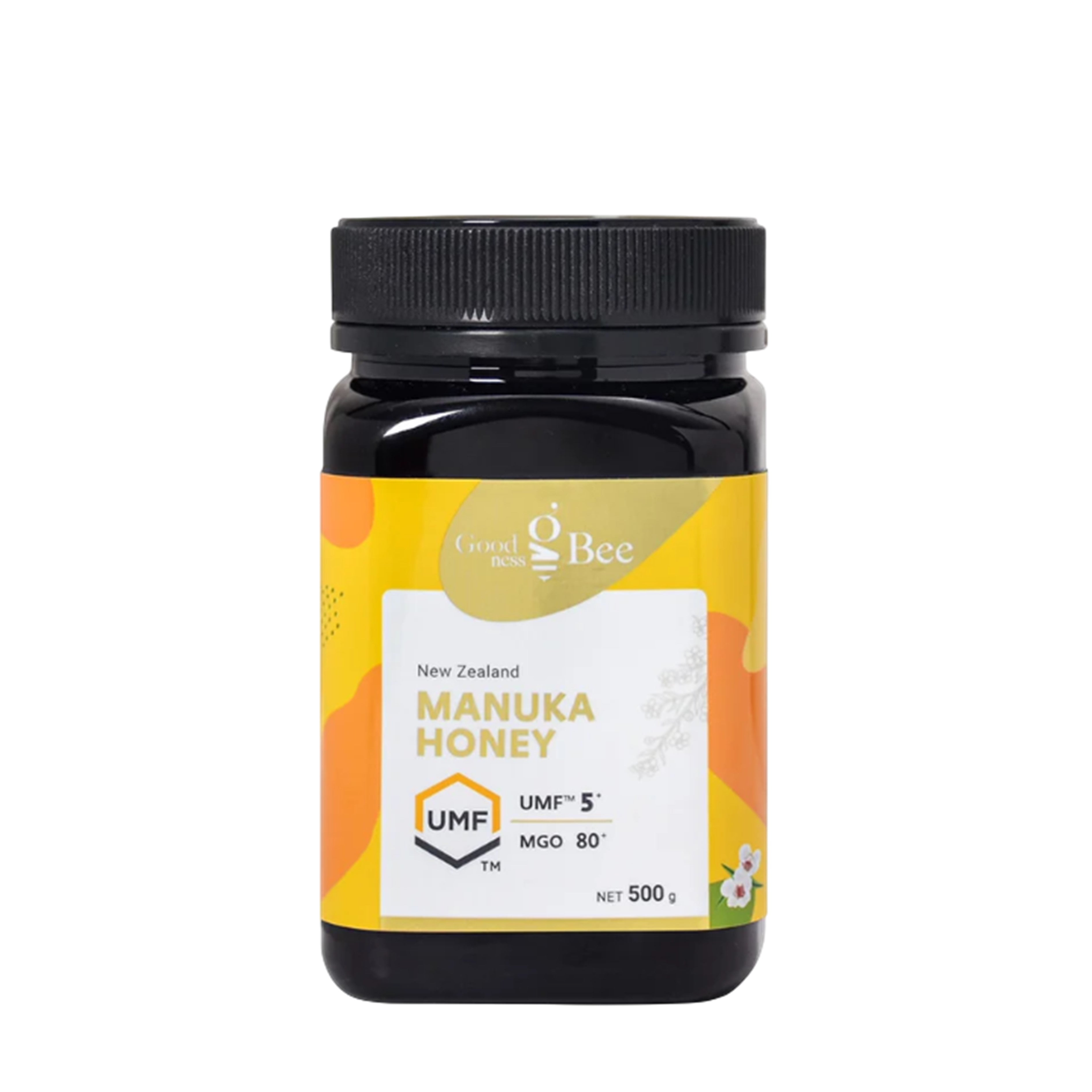 Goodness Bee New Zealand Manuka Honey UMF 5+/ MGO 80+ 500g