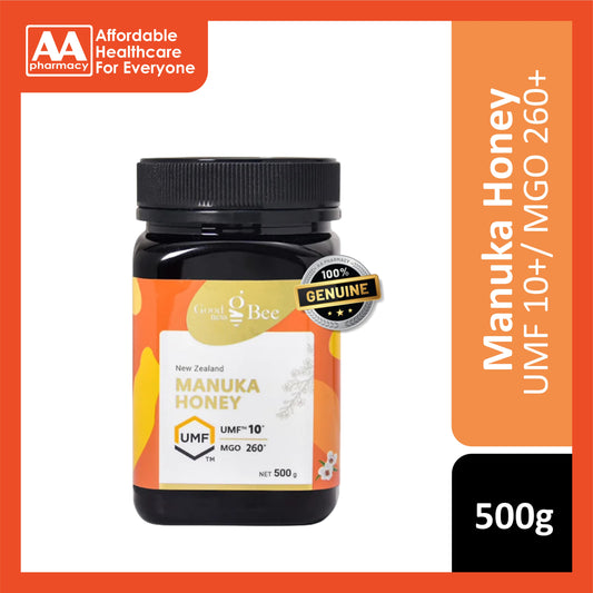 Goodness Bee New Zealand Manuka Honey UMF 10+/ MGO 260+ 500g