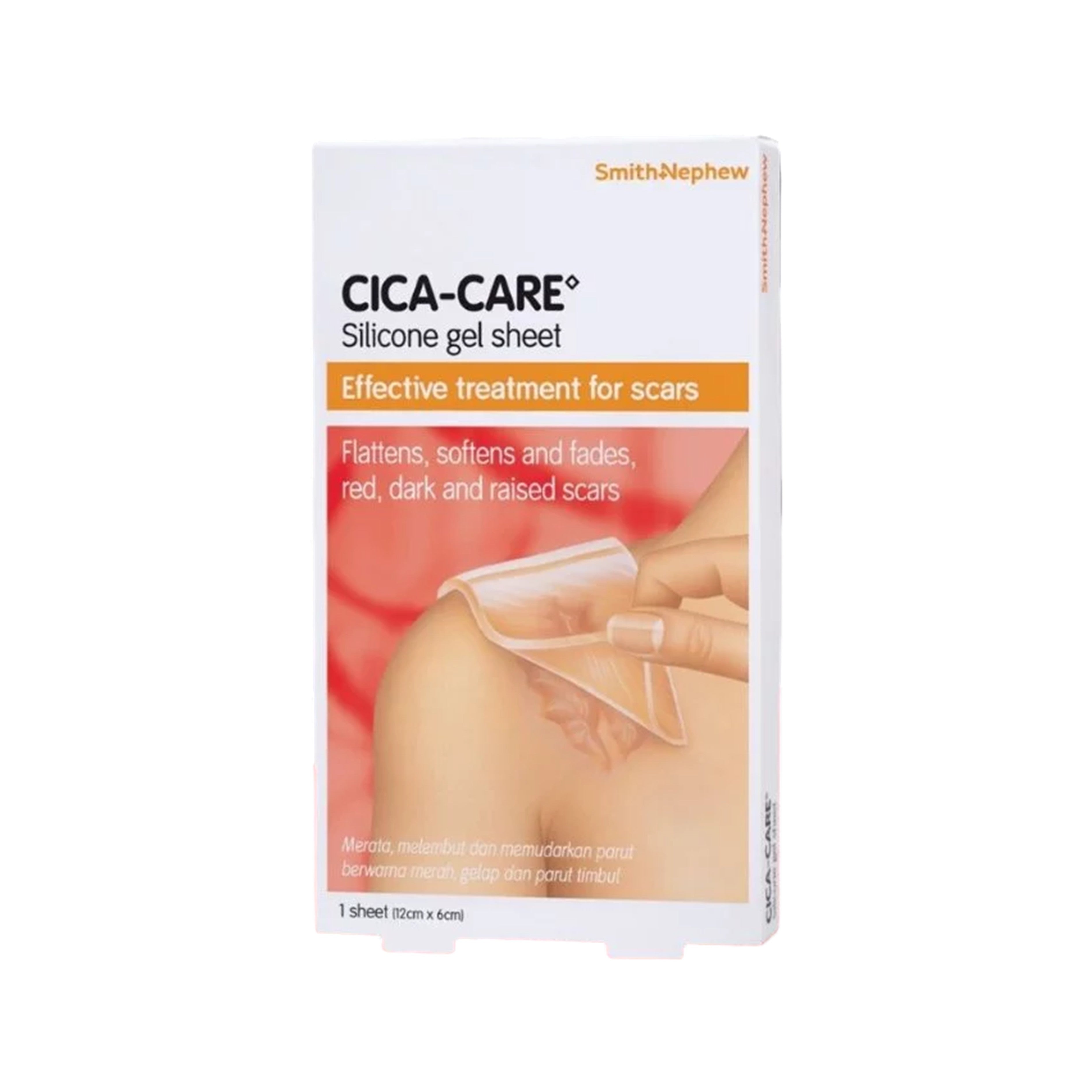 Smith and Nephew Cica-Care Silicone Gel Sheet 12cmx6cm 1's