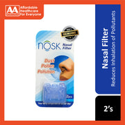 Nosk Nasal Filter 2's (Reduces Inhalation of Pollutants and Allergens)