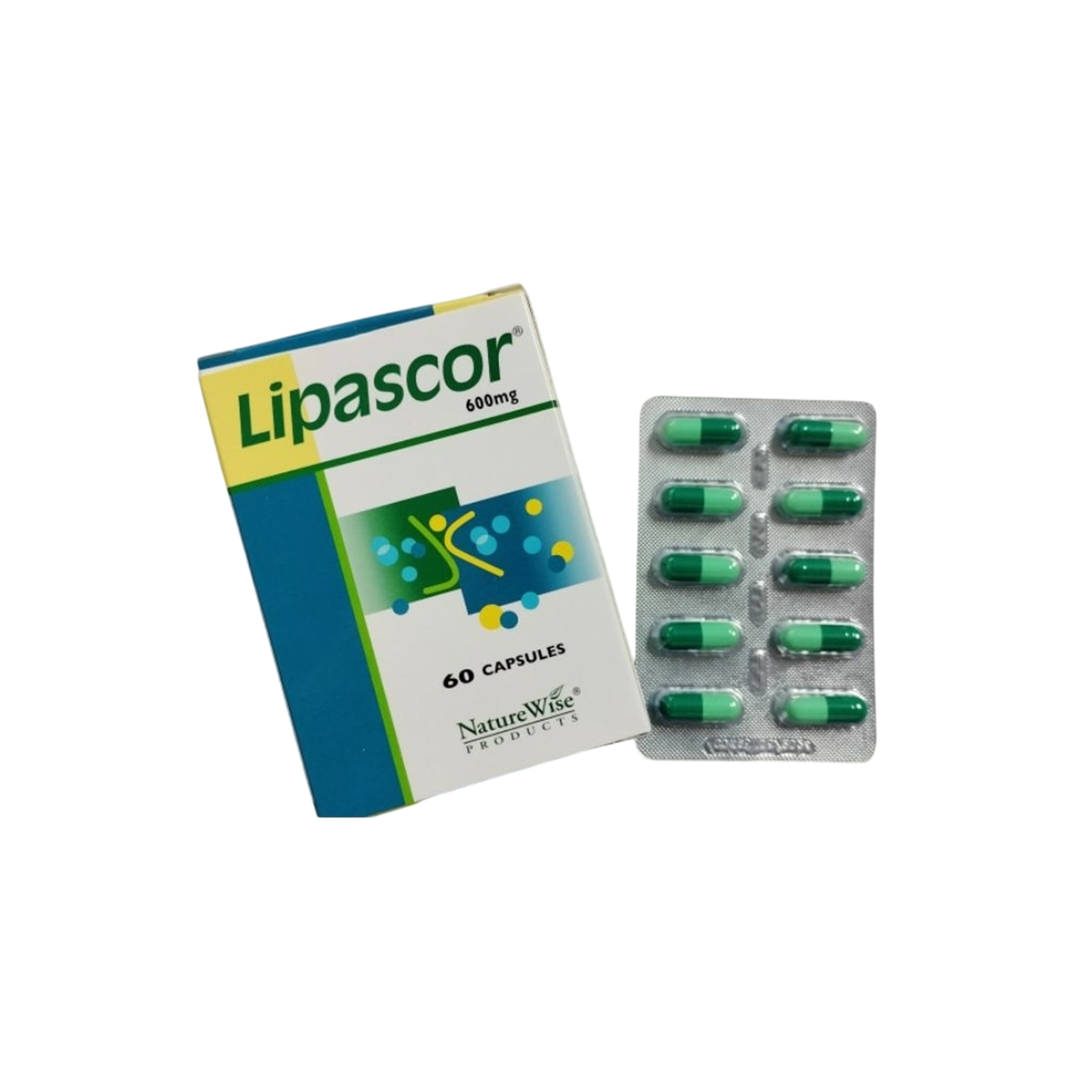 Lipascor 600mg Capsule 6x10's