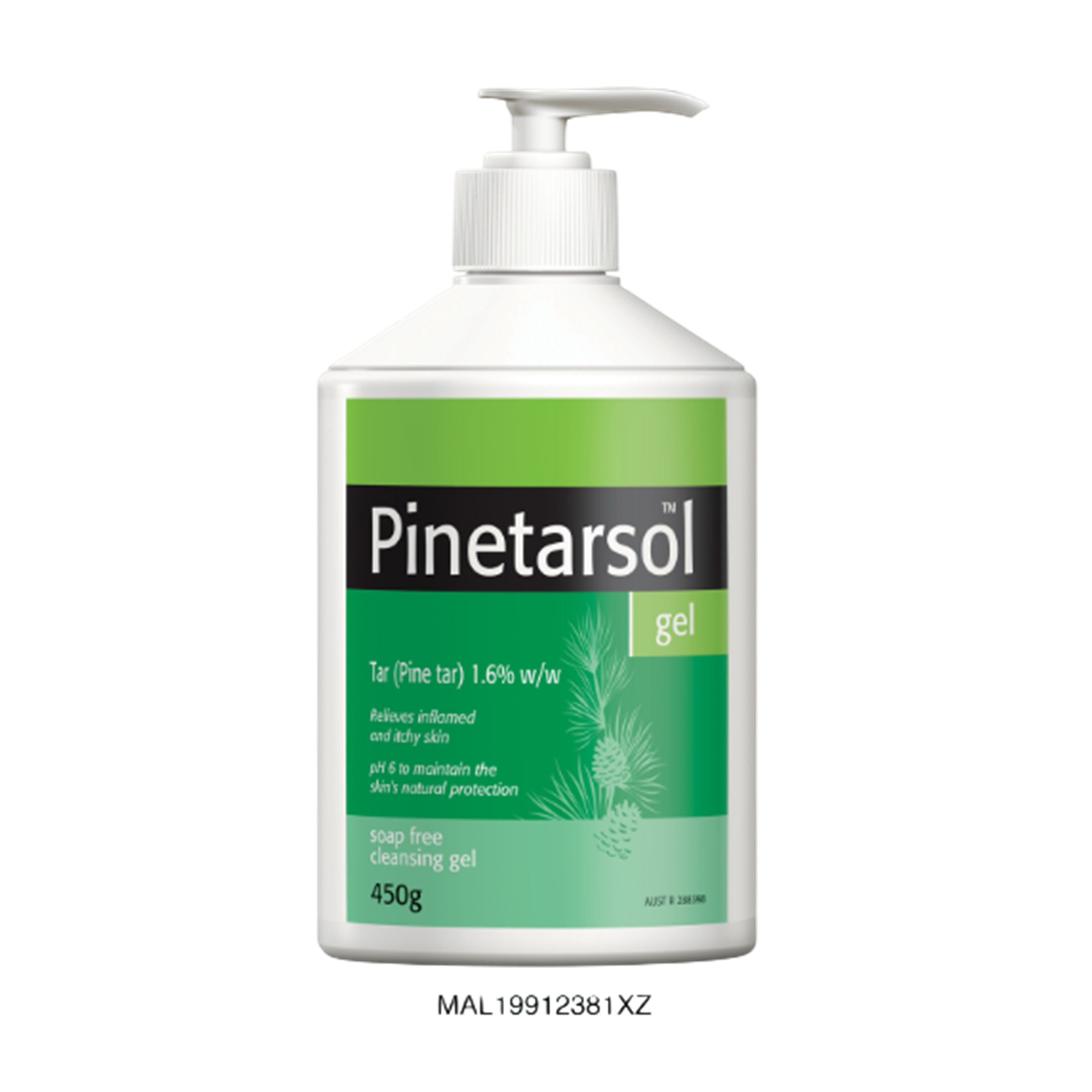 Pinetarsol Tar (Pine Tar) 1.6% Cleansing Gel 450g