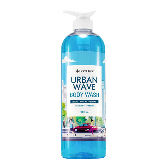 ScenStory Urban Wave Body Wash 1000mL (Hydrating and Refreshing)