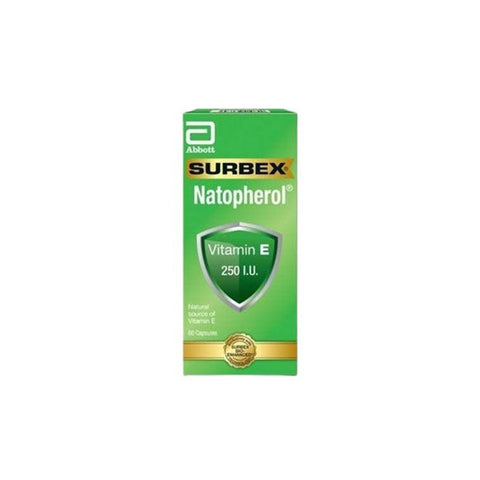 [CLEARANCE] [EXP 09/2025] Surbex Natopherol Vitamin E 250 IU Capsule 60's