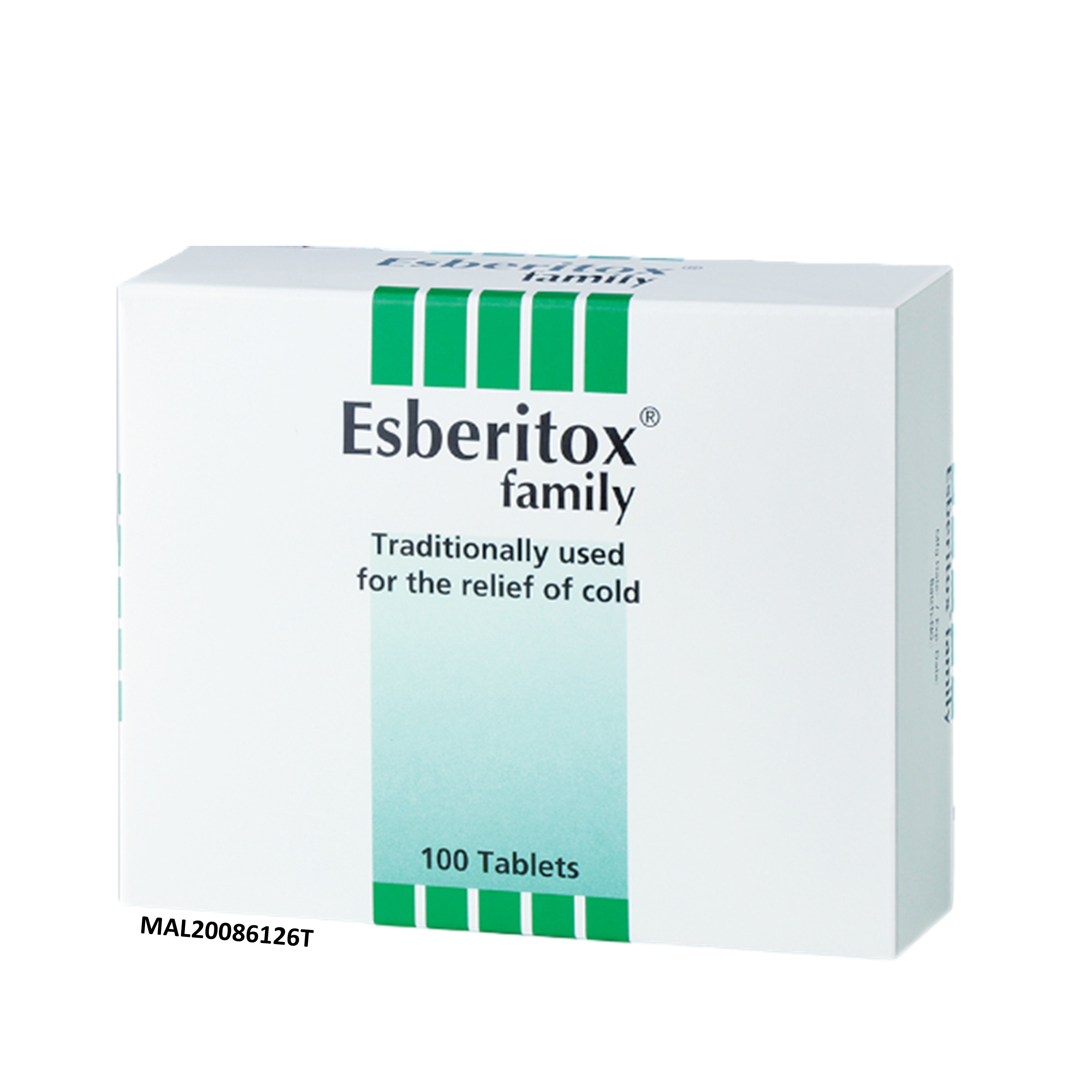Esberitox Family Tablets 100's - Traditionally Used for the Relief of Cold