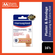 Hansaplast Finger Strips 16's (Elastic, Extra Long for Extra Hold)