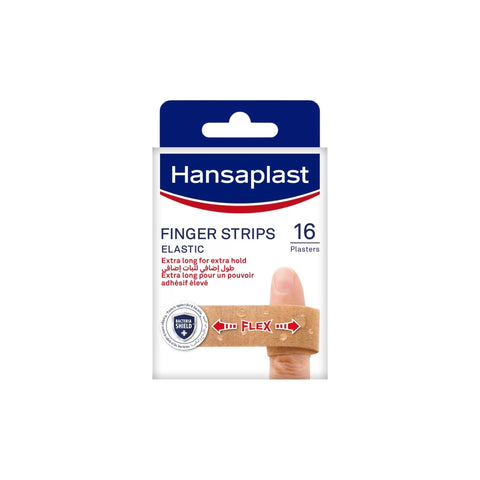 Hansaplast Finger Strips 16's (Elastic, Extra Long for Extra Hold)