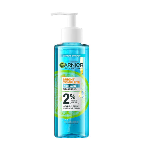 Garnier Bright Complete Anti-Acne Gel Wash 120mL