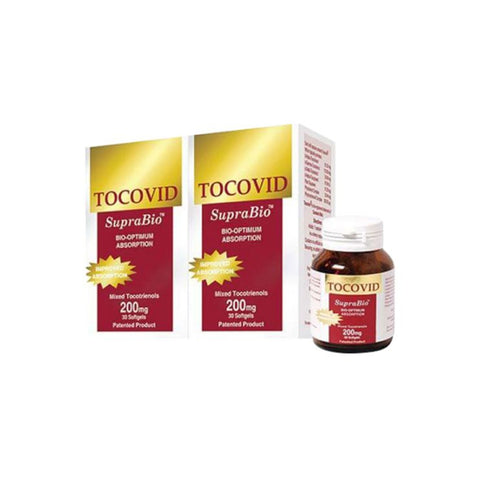 Tocovid SupraBio Mixed Tocotrienols 200mg Softgel 2x30's