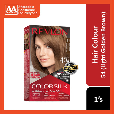 Revlon ColorSilk Beautiful Color Hair Colour (54 Light Golden Brown)