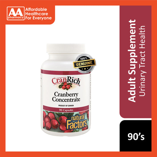 Natural Factors CranRich Cranberry Concentrate Capsule 90's