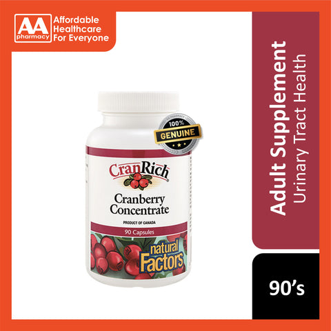 Natural Factors CranRich Cranberry Concentrate Capsule 90's