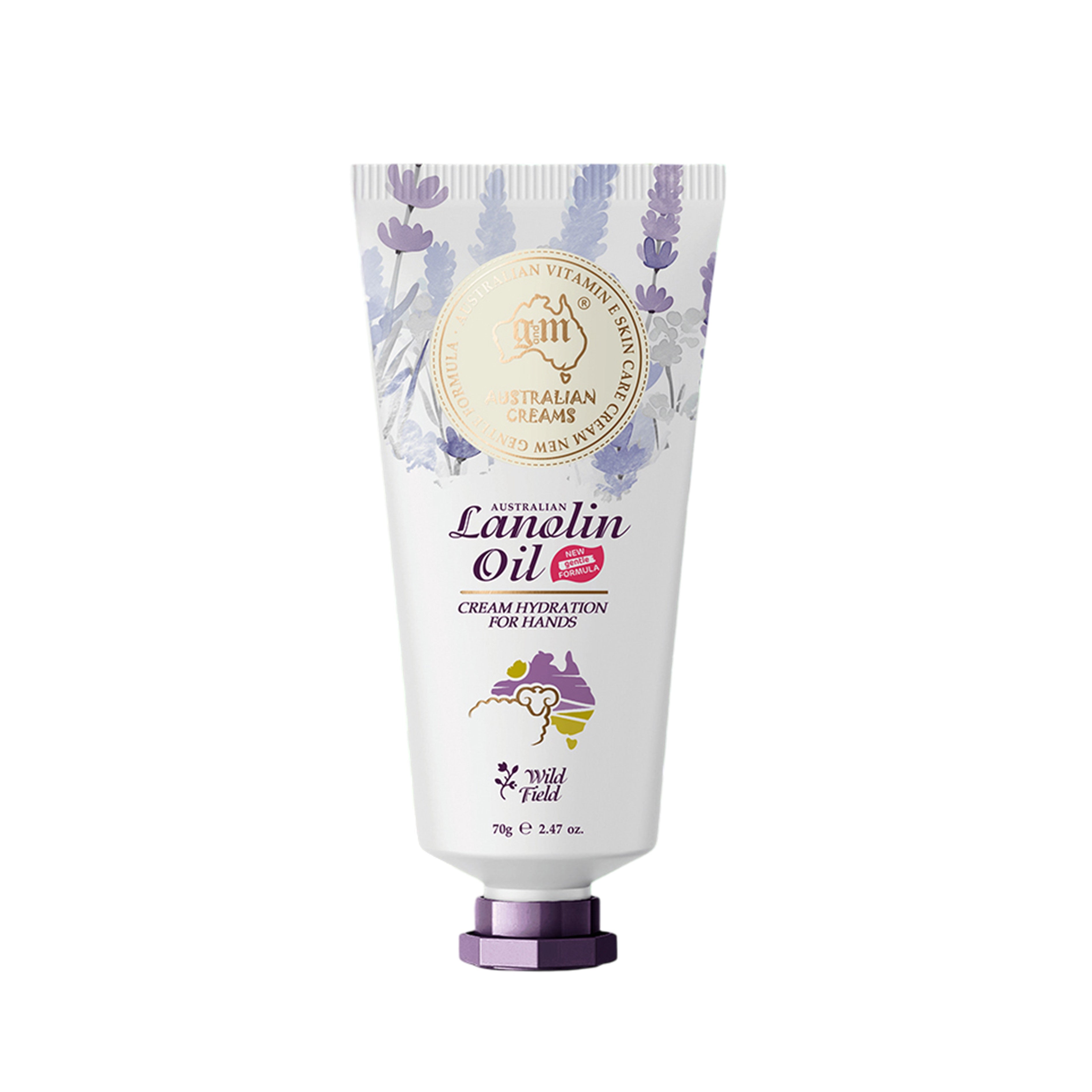 G&M Australian Lanolin Oil Vitamin E Hand Cream 70g (Wild Field)