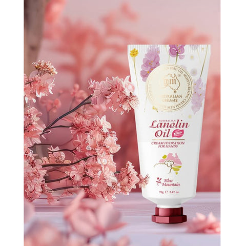G&M Australian Lanolin Emu Oil Hand Cream 70g (Blue Mountains)