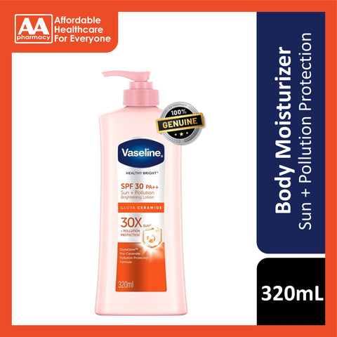 Vaseline Healthy Bright SPF 30 PA++ Sun + Pollution Brightening Lotion 320mL