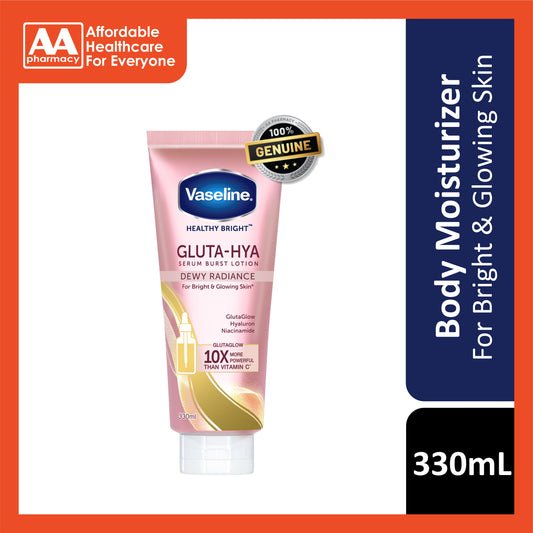 Vaseline Healthy Bright Gluta-Hya Serum Burst Lotion (Dewy Radiance) 330mL