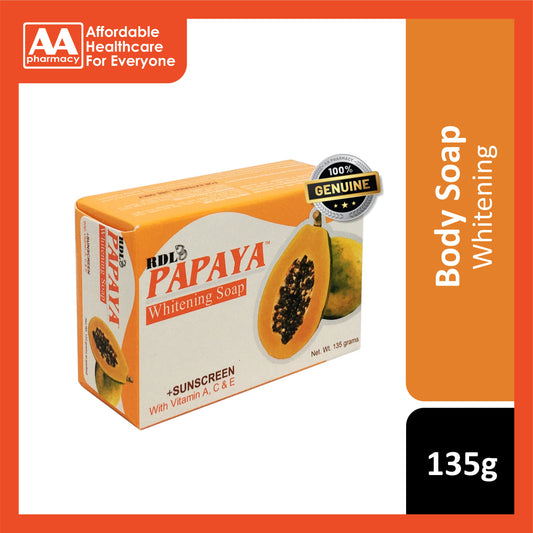 RDL Papaya + Sunscreen Whitening Soap 135g