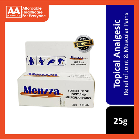 Menzza Cream 25g (For Relief of Joint and Muscular Pains)