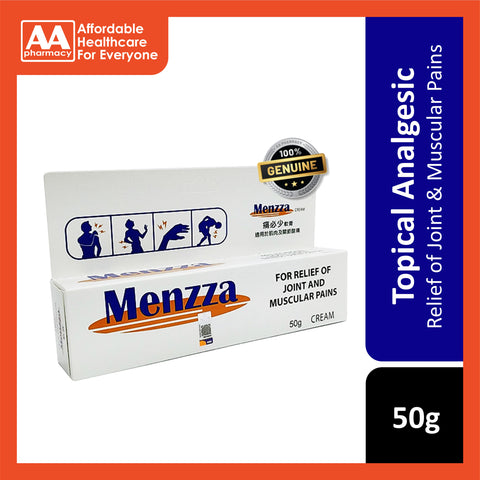 Menzza Cream 50g (For Relief of Joint and Muscular Pains)