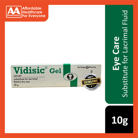 Vidisic Eye Gel 10g (Substitute for Lacrimal Fluid in Dry Eye)