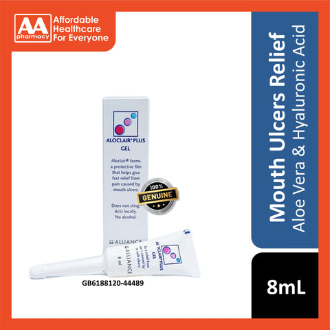 Aloclair Plus Oral Gel 8mL (Fast Pain Relief from Mouth Ulcers)