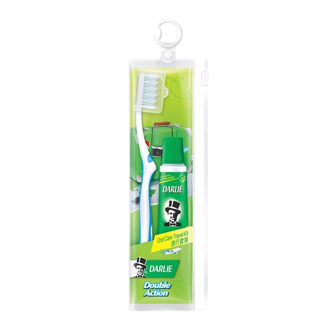 Darlie Double Action Travel Kit Adult (Toothbrush + Toothpaste 50g)