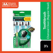 Darlie Toothbrush Charcoal Clean Regular Head 3's (Super Saver Pack)