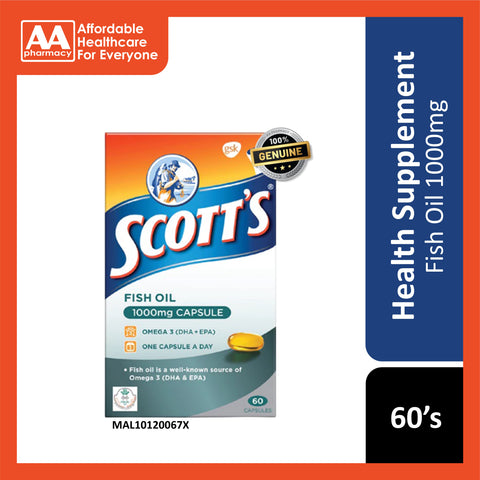 Scott's Fish Oil 1000mg Capsule 60's